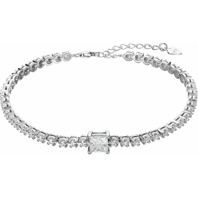 Evolution Group Stříbrný náramek CHLOE 13M00003 moissanite