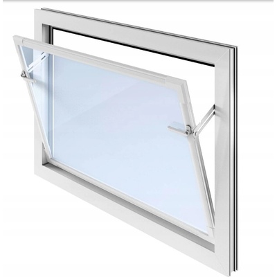 ACO HOSPODÁŘSKÉ OKNO VÝKLOPNÉ 60 X 40 BÍLÉ PVC
