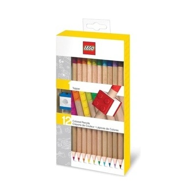 LEGO Pastelky 12 ks s LEGO klipom