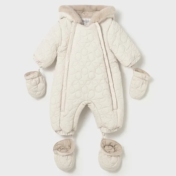 Mayoral Зимен космонавт от микрофибър в цвят керамика за новородено дете Mayoral