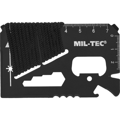 MIL-TEC® Karta multifunkční OCEL 10 nástrojů ČERNÁ – Sleviste.cz