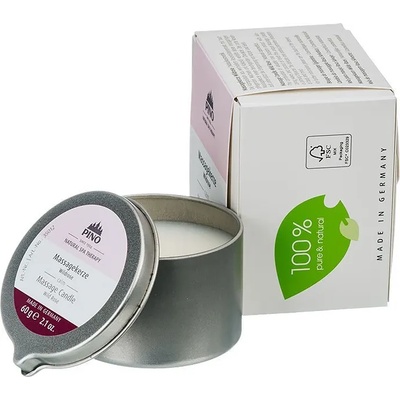 PINO Масажна свещ - дива роза, 60 г