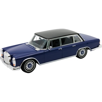 Welly Метална количка Welly - 1963 Mercedes-Benz 600, син, 1: 24 (24121W)