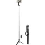 Promate Селфи стик ProMate, MagStick-Pro Telescopic Selfie Stick with MagSafe Compatible Phone Mount, Built In remote control, Tripod base, 1.3m Length