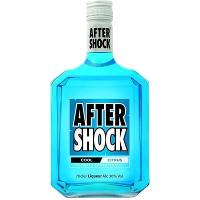 After Shock Blue Citrus Liqueur 30% 0,7 l (holá láhev)