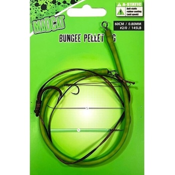 MadCat Náväzec Bungee Pellet Rig Suspending 0,80 mm 60 cm 2/0