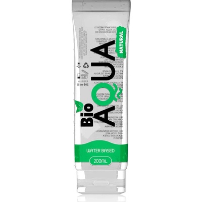 Bioaqua Waterbased Lubricant Natural Ingredients 200 ml