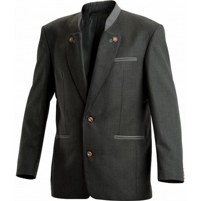 Petex Petr Gabarden melanž s rozparkem stoják zelený – Zboží Dáma