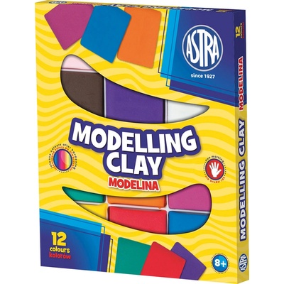 Modelovací hmota ASTRA, 12 barev