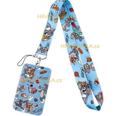 Šňůrka na krk 22102 s cedulkou Tom a Jerry