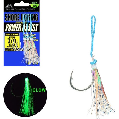 JK Fishing Háčky Power Single Assist 3 ks vel.11