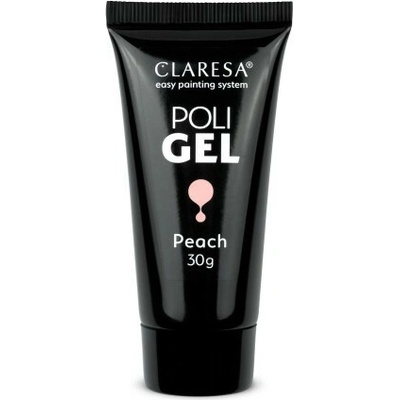 Claresa Poly gélový stavebný prípravok Peach 30 g
