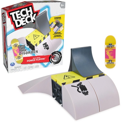 Spin Master Tech Deck TED ACS XCnnctParkCreatorHighVoltage GML Комплект фингърборд (6066863) (6066863)