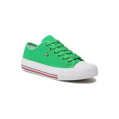 Tommy Hilfiger Кецове Low Cut Lace-Up Sneaker T3A9-32677-0890 Зелен (Low Cut Lace-Up Sneaker T3A9-32677-0890)