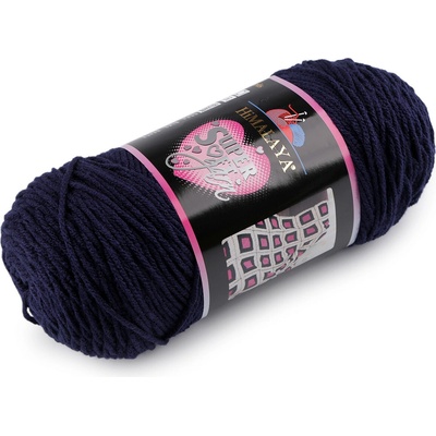 Pletací příze Super Soft Yarn 200 g modrá tmavá 1 ks