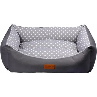 DUBEX TARTE - Large - меко легло, 78 x 60 x 22 см - сиво на точки, Турция - 51048