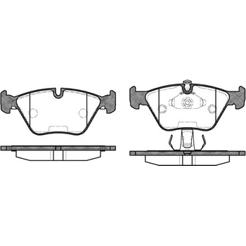 Sada brzdových platničiek kotúčovej brzdy REMSA 0270.25