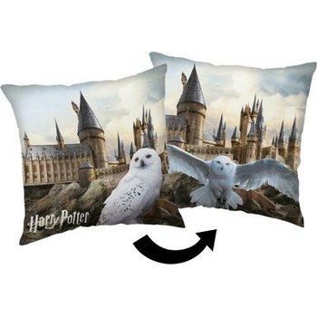 Jerry Fabrics Vankúš Harry Potter Hedwig 02 40 x40