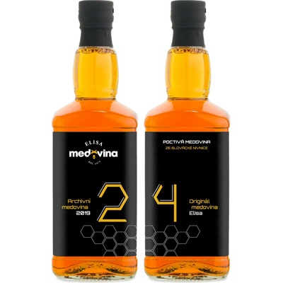 Medovina Elisa dárek k 24. narozeninám 11% 2 x 0,5 l