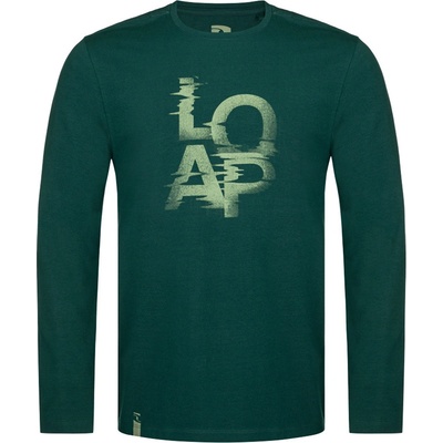 Loap Altron pánske tričko s dlhým rukávom CLM2354 darkgreen