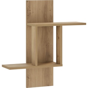 vidaXL Стенен рафт Дъб артизан 59 x 17 x 63 см Инженерна дървесина (8015095)