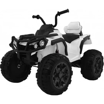 ROLLZONE ATV Quad 12V - Детско акумулаторно ATV, EVA гуми, Бял, Дистанционно (BDM0906A-бял)