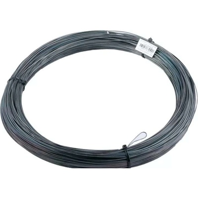Vázací drát 1.4mm 2kg, černý/měkký/žíhaný