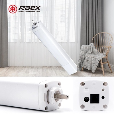 Raex MP 46 с Wi-Fi управление - Комплект електрически корниз с дистанционно и релса