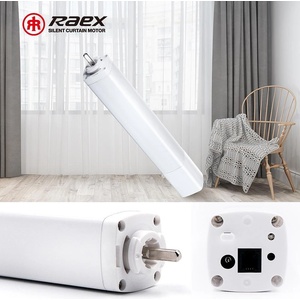Raex MP 46 с Wi-Fi управление Tuya - Комплект електрически корниз с дистанционно и релса