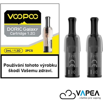 voopoo doric galaxy cartridge pod 1.2 ohm 2ml VOOPOO Doric Galaxy Pod Cartouche 2ML 0,7 ohm/ 1,2 ohm avec système de  remplissage main image 1