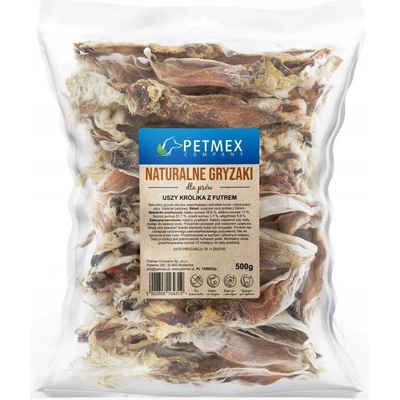 PETMEX Ucho králíka s kožichem 500 g