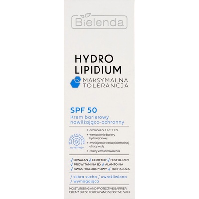 Bielenda HYDROLIPIDIUM hydratačný a ochranný krém SPF 50 30 ml