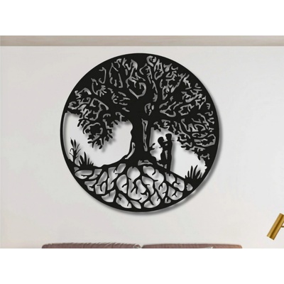 Karls DESIGN Drevený strom života na stenu - Ved - 20cm