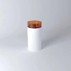 Rune Mond 45 cm orange/transparent (5940541334835)