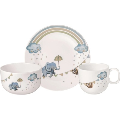 Villeroy & Boch Detská jedálenská súprava Walk like an Elep. 3 ks
