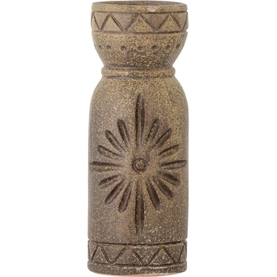 Bloomingville Кафява глинена ръчно изработена ваза (височина 21 cm) Gerde - Bloomingville (82057504)