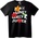 NOONEBRAND Тениска Слава Пари Момичета и Власт - 6XL, Black