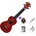 Mahalo MS1TRD SET 2 Transparent Red Сопрано укулеле (MS1TRD-SET-2)