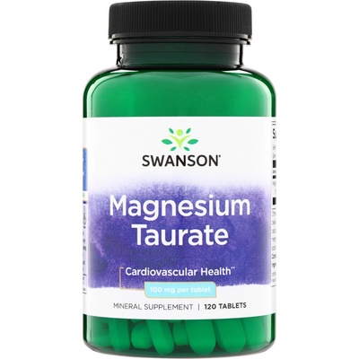 Swanson Taurát Hořečnatý 100 mg 120 tablet