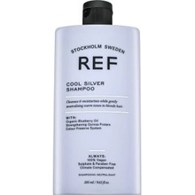 REF Cool Silver Shampoo neutralizující šampon pro platinově blond a šedivé vlasy 285 ml