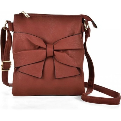 Kabelka Lajla crossbody hnědá hnedá