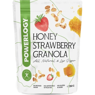 Powerlogy Honey Strawberry Granola 350 g