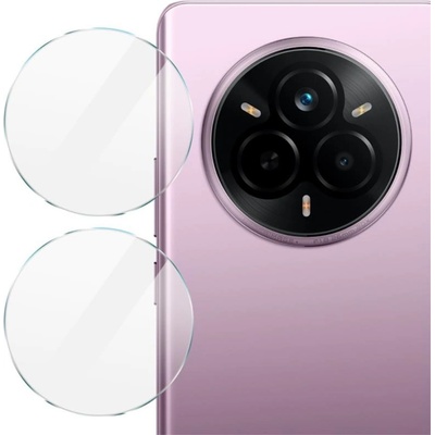 Два броя удароустойчив стъклен протектор за камера марка IMAK за Realme 14 Pro+