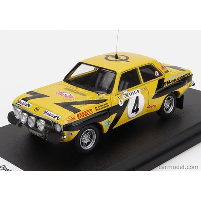 Trofeu Opel Ascona night Version N 4 Rally Montecarlo 1975 W.rohrl C.billstam Žlutá Černá 1:43