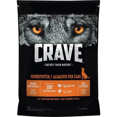 Crave Adult s krůtím a kuřecím 11,5 kg