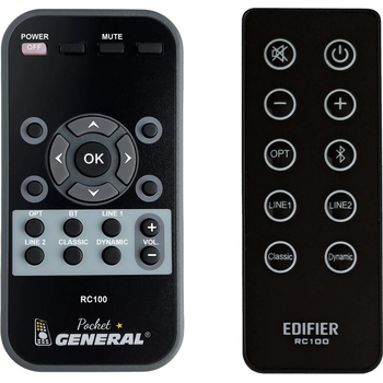 GENERAL Edifier rc10d, rc100, r2000db - дистанционно управление дубликат (rc10d, rc100, r2000db)