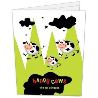 Desky na abecedu HAPPY COWS