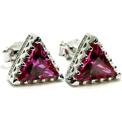 Rafity stříbrné s turmalínem a zirkony E0019PZ-11