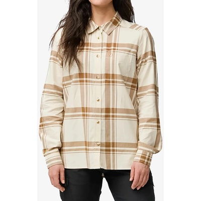 Fjallraven Ovik Lite Flannel Shirt chalk white/fossil