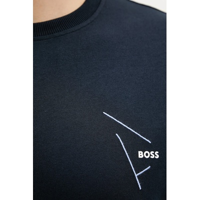 Памучна тениска BOSS Orange Te_section (50546374)
